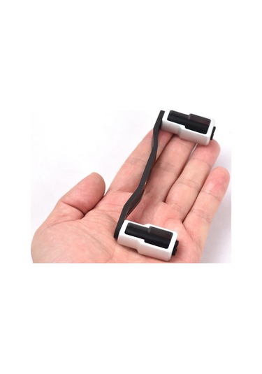 Yuntech01 Karbon Fiber Olta Makinesi Kolu - 8x5mm İç Çap, 10.5cm Uzunluk, Çok Markaya Uyumlu, Kolay Kurulum Gümüş