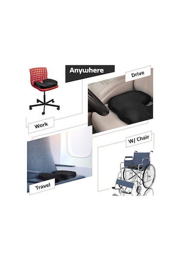 Sones Ofis Jel Yastık Güzellik Kalçaları Anti-hemoroid Yastık Örgü Kumaş Mor