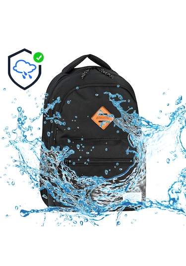 Günlük Seyehat Okul Sırt Çantası 123 Siyah