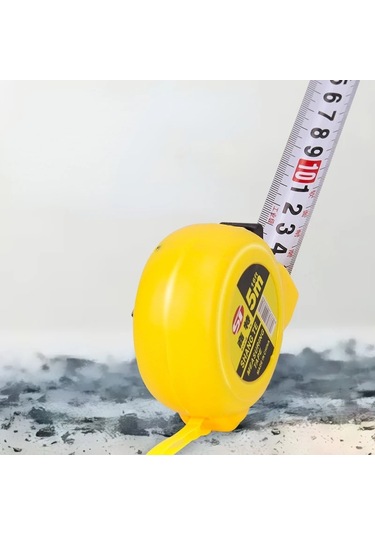 10m 25mm-1pc7.5 10m Mezura Metrik Çelik Ölçüm Cetveli Mesafe Ölçme Aracı Metre Cetvel Çelik Bant Uzunluğu Metal Ölçme Aletleri