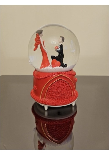 Evlilik Teklifi Müzikli Kar Küresi-cengizhan Unaler