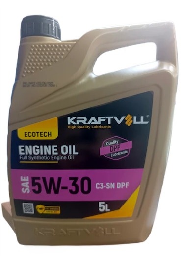 Kraftvoll DPF Partikül 5W-30 Acea C3 SN Tam Sentetik Motor Yağı
