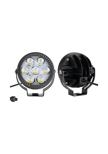 Motosiklet Led Sis Farı Yüksek Performans Metal Gövde D7 Led Enduro Gs Serileri Uyumlu 2 Adet Set