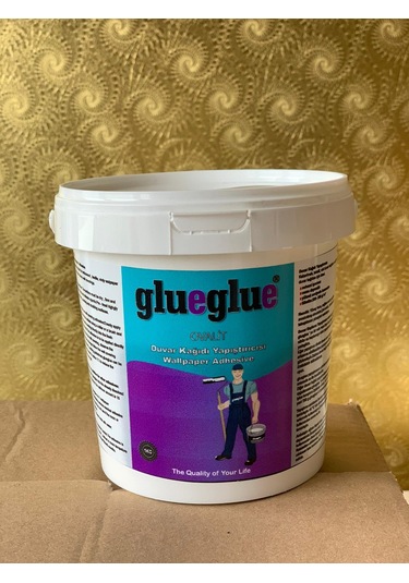 1 KG Ovalit Glueglue Ithal Duvar Kağıdı Tutkalı Sıvı