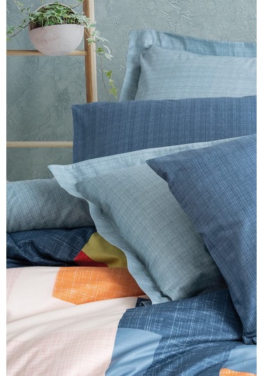 Modern Tek Kişilik Nevresim Takımı Cosy Mavi