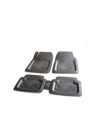 Universal Tüm Araçlar İçin Uyumlu 3D Havuzlu Paspas 5 Parça Siyah