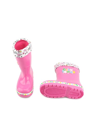 Gezer 00678 Kız Çocuk Termal Astarlı Su Yağmur Geçirmez Çizme Fuşya