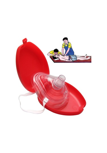 Sones Cpr Resusitatörü Kurtarma Acil İlk Yardım Solunum Maskesi Ağız Solunumu Tek Yönlü Valf Araçları