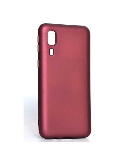Noktaks Samsung Galaxy Uyumlu A2 Core Kılıf Mat Soft Premier Silikon Kapak Mürdüm T8272