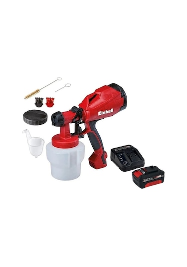 Einhell TC-SY 18/60 Li 18V Akülü Boya Tabancası + 4.0 Akü Starter Kit