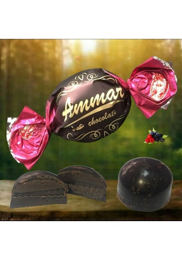Ammar Çikolata Bitter Kaplamalı Dut Aromalı Bayramlık İkramlık 300 G