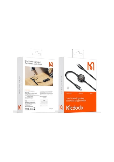 Mcdodo CA-5680 36 W Type -C Hızlı Şarj Kablosu 1.5 M Siyah