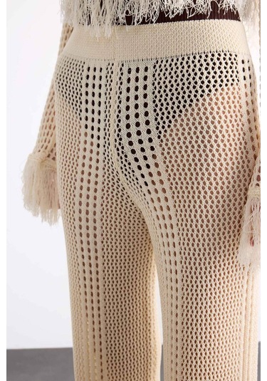 DeFacto Straight Fit Esnek Belli Kroşe Plaj Pantolonu F7461AX25HSER105