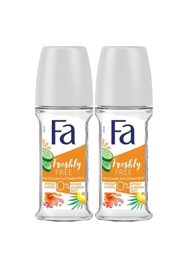 Fa Freshly Free Salatalık & Kavun Kadın Roll-On Deodorant 2 x 50 ML