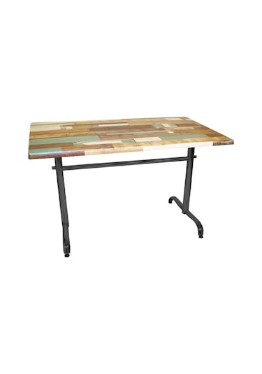 Bey Mobilya 520892371 Valerya Werzalit Mutfak Masası 80 x 140 Esb - Siyah