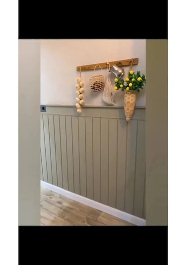 Dekoratif, Duvar Çıtası, Ahşap Duvar Paneli 54x102 3 Lü Paket