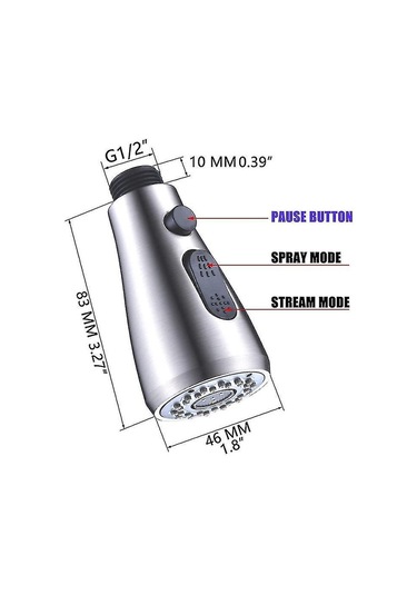 Banyo Sebze Lavabosu Çekmeceli Musluk Duş Çekmeceli Mutfak Duşu Üç Fonksiyonlu Duş Hy Diğer