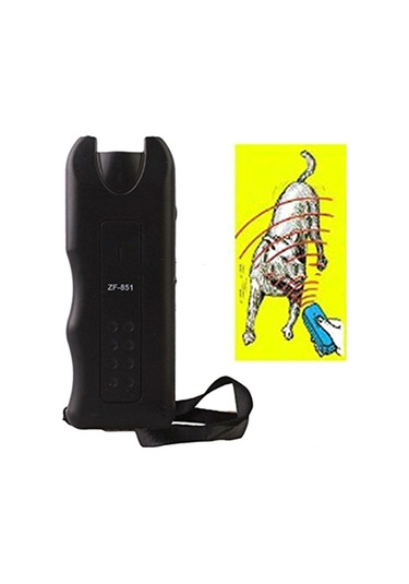 Folinda Zf-851 Ultrasonik Köpek Eğitici - Yabancı Köpekleri Engelle, Davranışı Düzenle, Havlamayı Durdur Pil Dahil Değil
