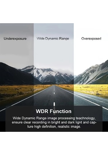 Xuweiwei Triple Lens With 32g Card 3 Kanallı 1080p Ön 480p Arka Dahili 480p Araç Kamerası Gece Görüşü Dvr