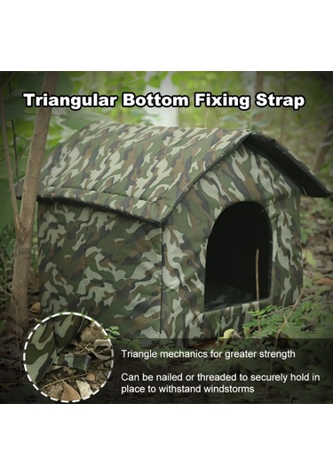 Mufunye Açık Hava Kedi Ve Köpek Evleri İç Ve Dış Kullanım Uzun Ömürlü Su Geçirmez