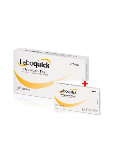 Laboquick Ovülasyon Testi 2 Test x 10 Paket + Gebelik Testi 1 Test x 6 Paket
