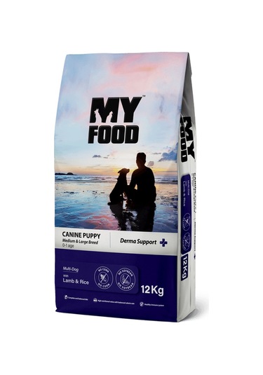 My Food Yavru Köpek Orta Ve Büyük Irk Maması Kuzulu Pirinçli - 2,5 Kg