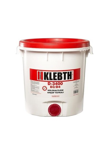 Klebth D-3400 D3/D4 Ahşap Tutkalı 10 KG