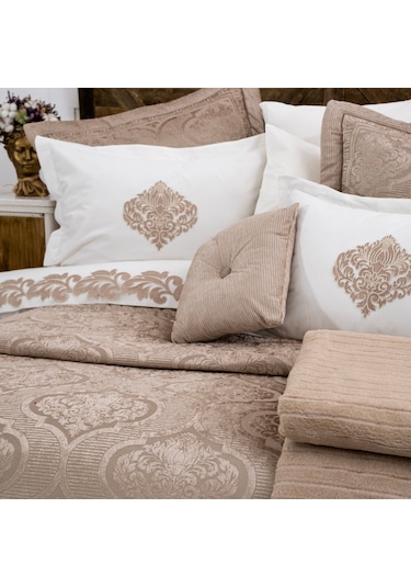Schafer Home Anna Çeyiz Set 11 Parça-cappuccino Kahverengi