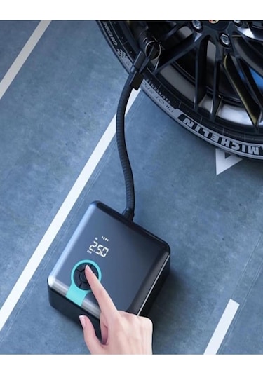 A5544 Led Işıklı Taşınabilir Kompresörlü Hava Pompası