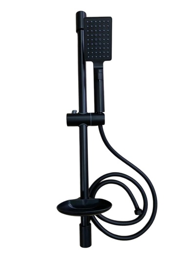 Lima Sürgülü Duş Seti Siyah