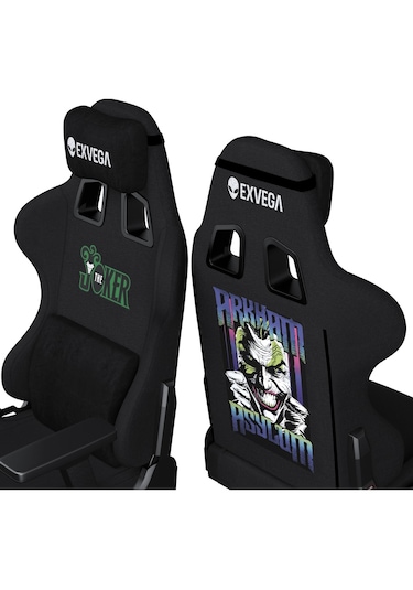 Exvega Vesta 2025 Kumaş Oyuncu Koltuğu Siyah Joker Edition