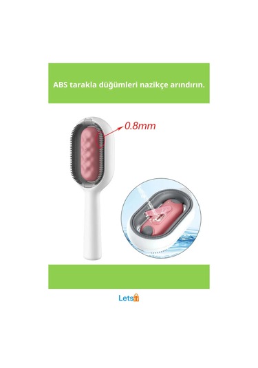 Uzun Ömürlü Yüksek Kalite Kedi Köpek Tüy Toplama Tarağı