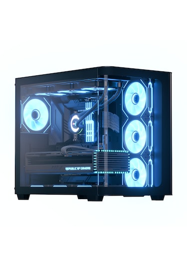 Aerocool P500c 4x12cm Mirror A-rgb Fanlı, Panoramik Tempered Pane