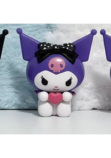 Kawaii Sanrio Kuromi Karikatür Figür Model -6