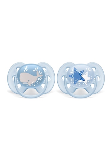 Philips Avent Ultra Soft 6-18 Ay Emzik 2'li Scf 22303 Kırmızı - Sarı