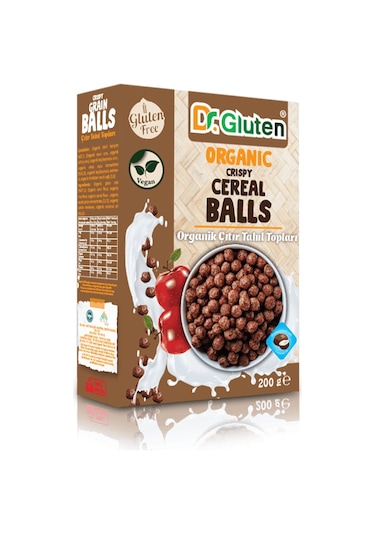 Dr. Gluten Organik Glutensiz Çıtır Tahıl Topları 200 G