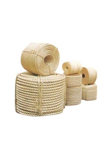 4Mm Jüt Halat Kendir Dekoratif Kendir Ip Urgan 10 Metre