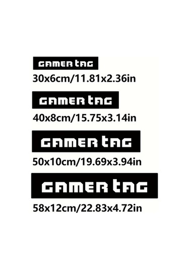 Willowhaven 1 Adet Font 7 11.81x2.36 Inç Özel Yazılı Usb Led Oyuncu Duvar Lambası Hediye Ahşap