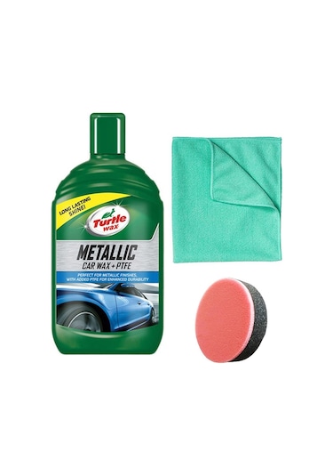 Turtle Wax Metalik Ptfe Katkılı Boya Koruyucu + Sünger+ Bez