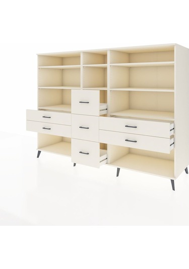 Kronos Dolap 8 Raflı 7 Çekmeceli 220x59x163 Aytaşı-aytaşı Aytaşı-aytaşı