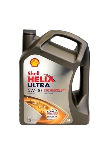 Shell Helix Ultra 5W-30 Ar-L Tam Sentetik Motor Yağı 5 L