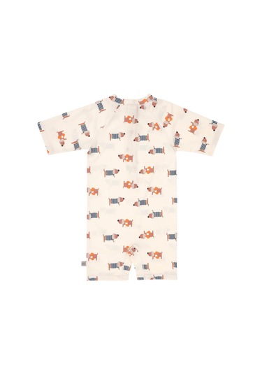 Lassig Uv Korumalı Mayo Beach Dog Orange Dark Sea Çok Renkli