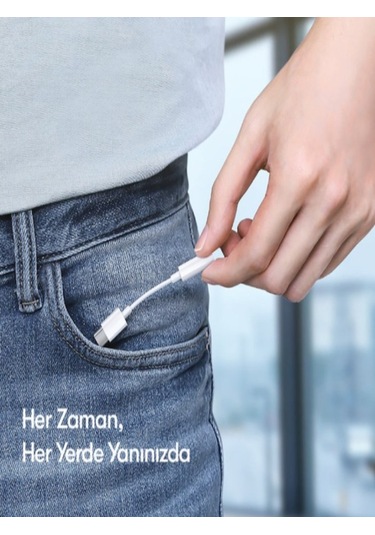 Td-c3311 Type-c Den 3.5mm E Aux Ses Adaptörü Yüksek Ses Kalitesi Müzik Arama Desteği Dayanıklı Kablo -