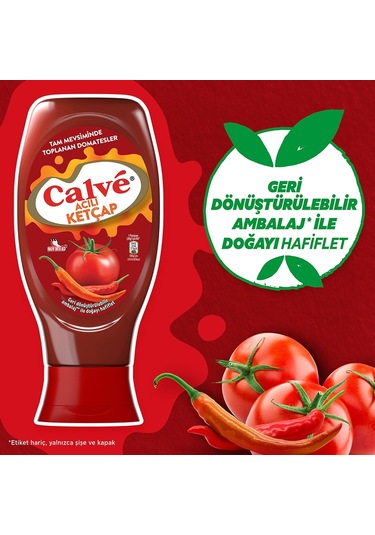Calve Acılı Ketçap 430 G + Mayonez 380 G