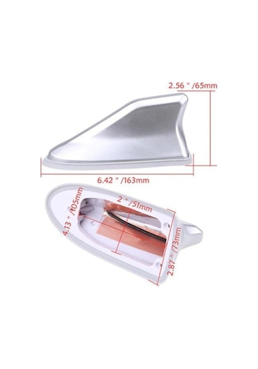 Dreamcar&Dreambike Opel Kadett İçin Shark Beyaz Elektrikli Oto Anteni