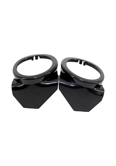 Dianziye Bmw 3 Serisi E46 M3 2000-2005 İçin Sol-sağ Tek Delik Bulbik Lambası Çerçeve Seti - Dayanıklı Plastik, Kolay Kurulum,  Uyumlu -