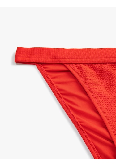 Koton Slim Kalıp Bikini Alt Kırmızı 2sak00100bm Kırmızı