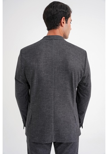 C 701 Ceket Regular Fit Siyah-1 Siyah