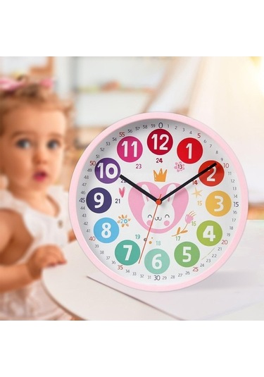 Pazly Zamanı Tavşan06 Tavşan06 Suntek Söyleme Saati Oyun Öğretim Duvar 10 Ss Çok Renkli