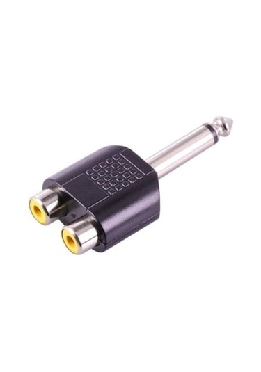 Powermaster Pm-4210 6.3 Mono Erkek-2 Rca Dişi Çevirici Jack